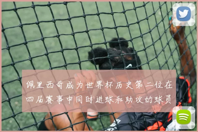 佩里西奇成为世界杯历史第二位在四届赛事中同时进球和助攻的球员仅次于梅西